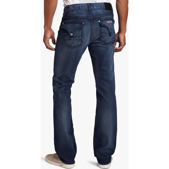 Hudson Jeans Men's Beau Micro Bootcut Jean Flap Pocket Jean Strat Men's 34 - Picture 5 of 13